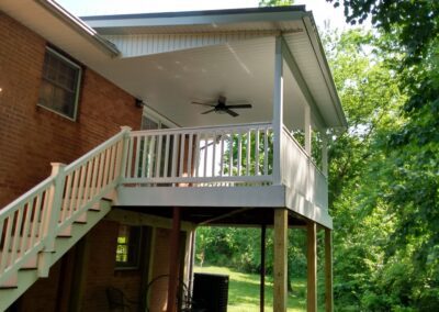 A house with stairs